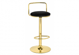 Барный стул Lusia black / gold (38x40x84)