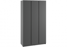 Шкаф Кассий 120 3-х ств графит (120x52x223,6)