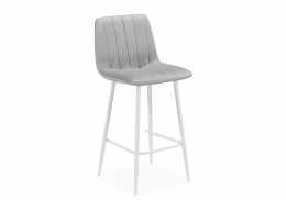 Барный стул Дани Мини светло-серый (zd 960) / белый np (42x48x92)